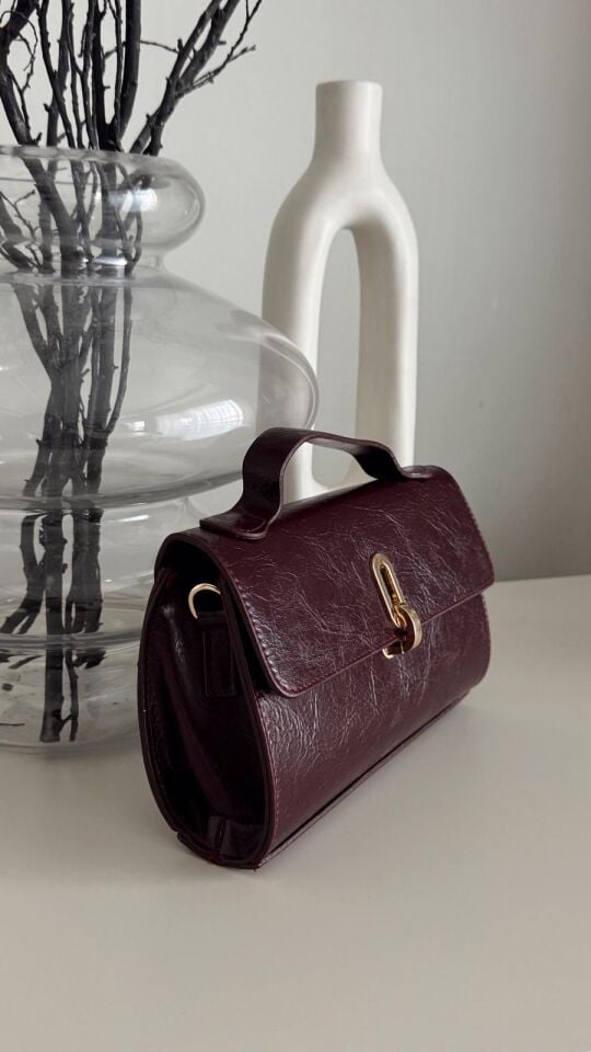 Lora Mürdüm Çanta