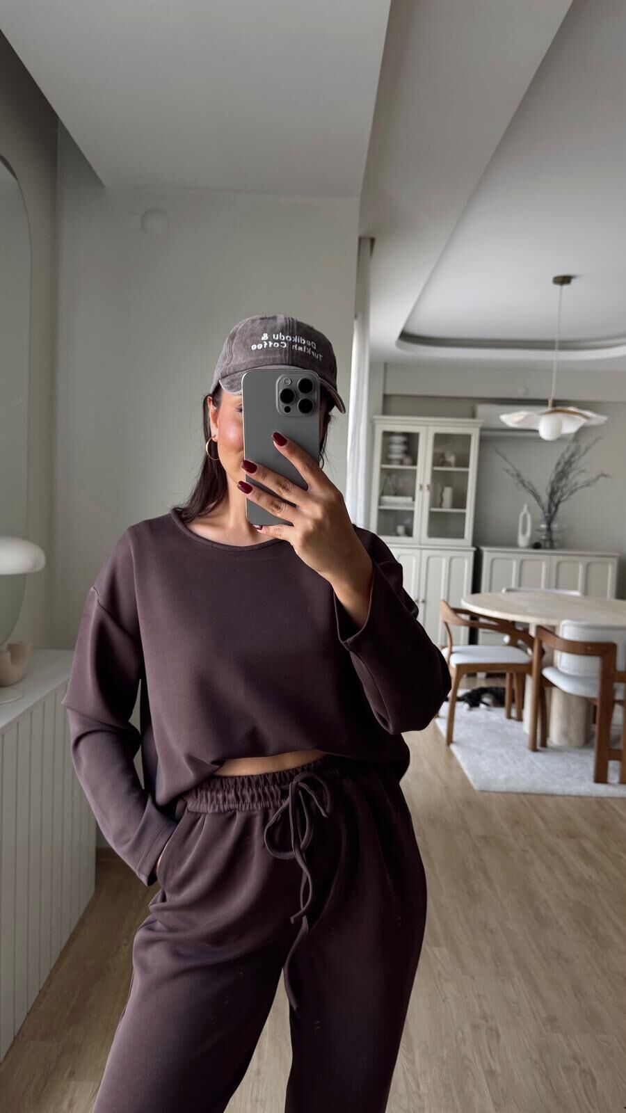 Edna Modal Takım Kahve