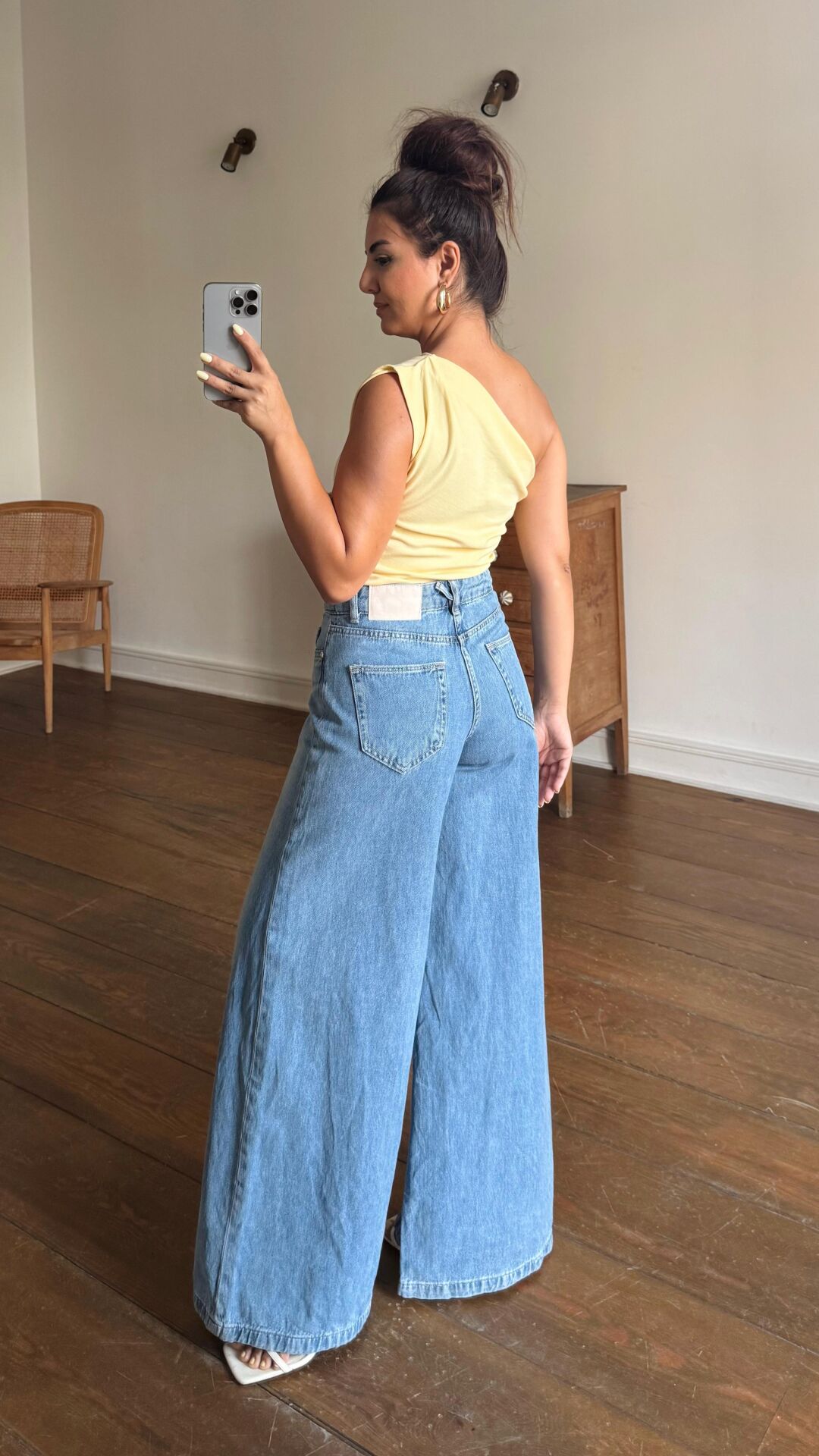 Taşlamalı Wide Leg