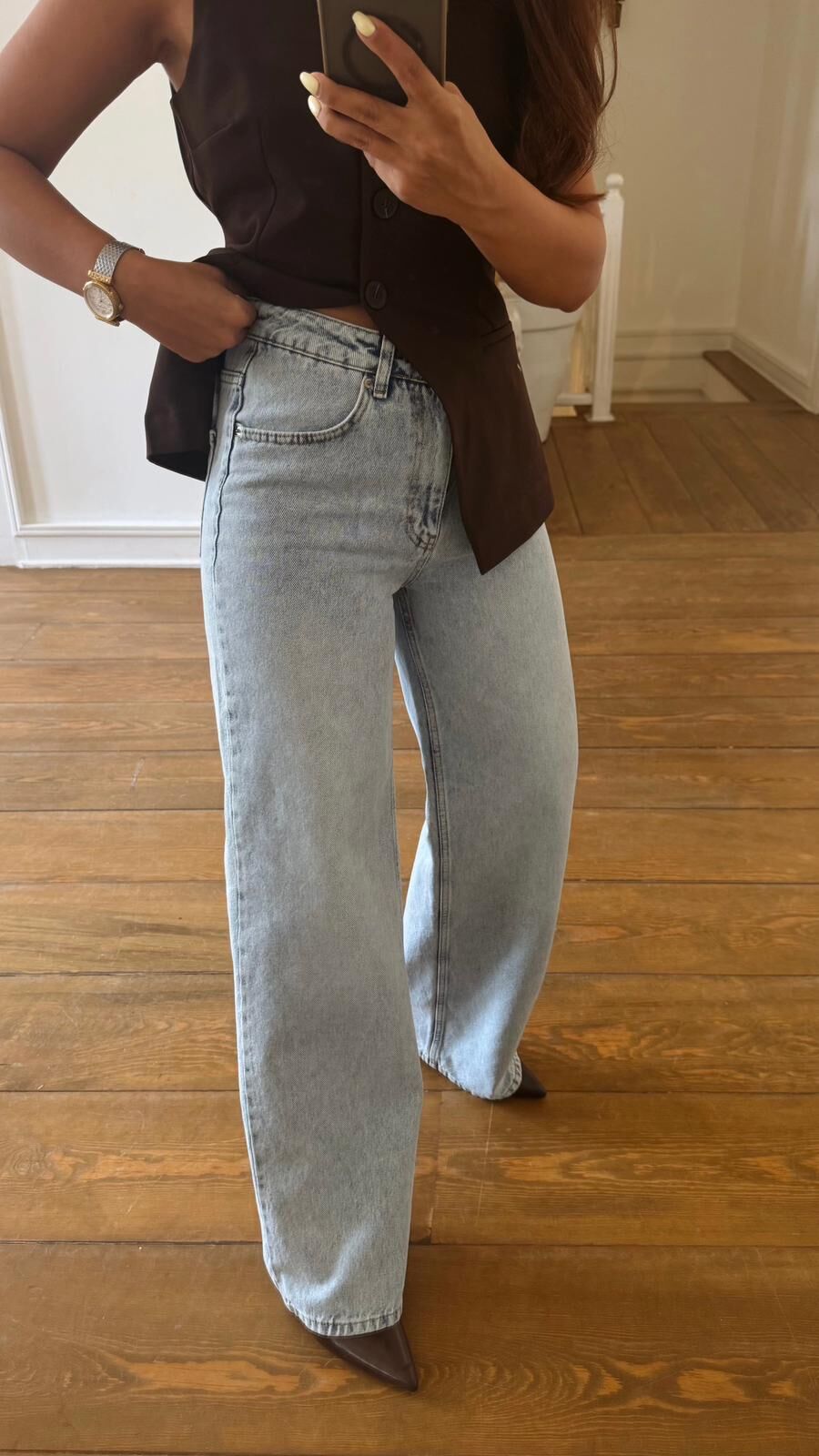 Buz Mavi Jean Palazzo