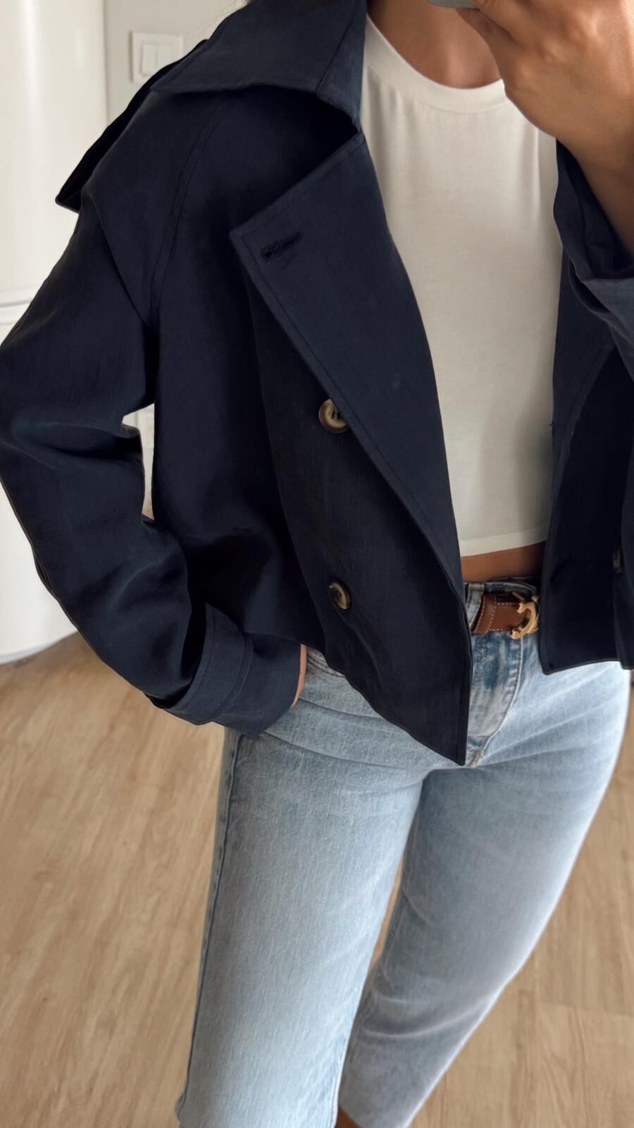 Detaylı Crop Trench Laci