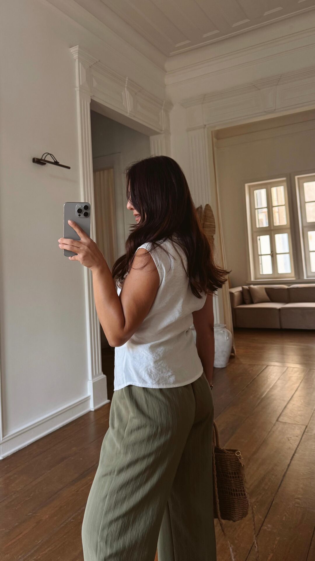 Anvelop Tencel Gömlek Beyaz