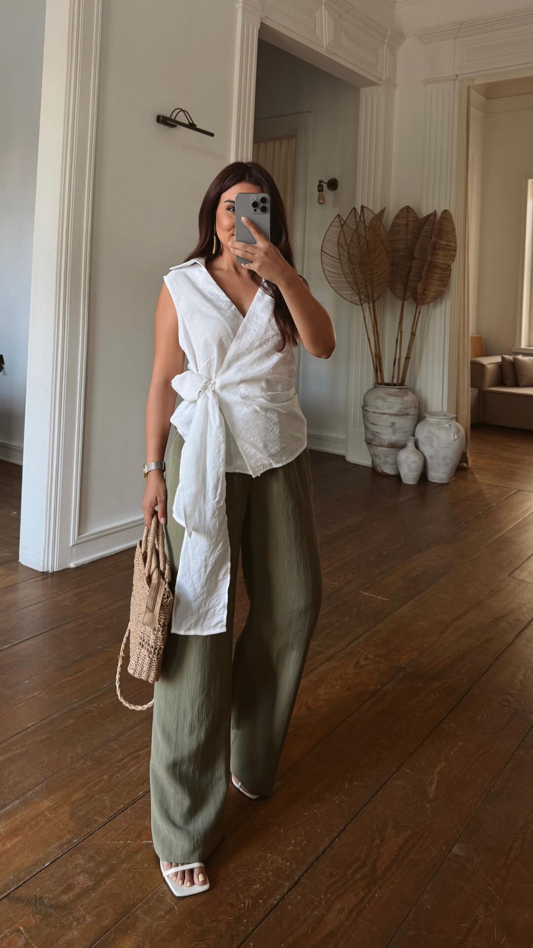 Anvelop Tencel Gömlek Beyaz