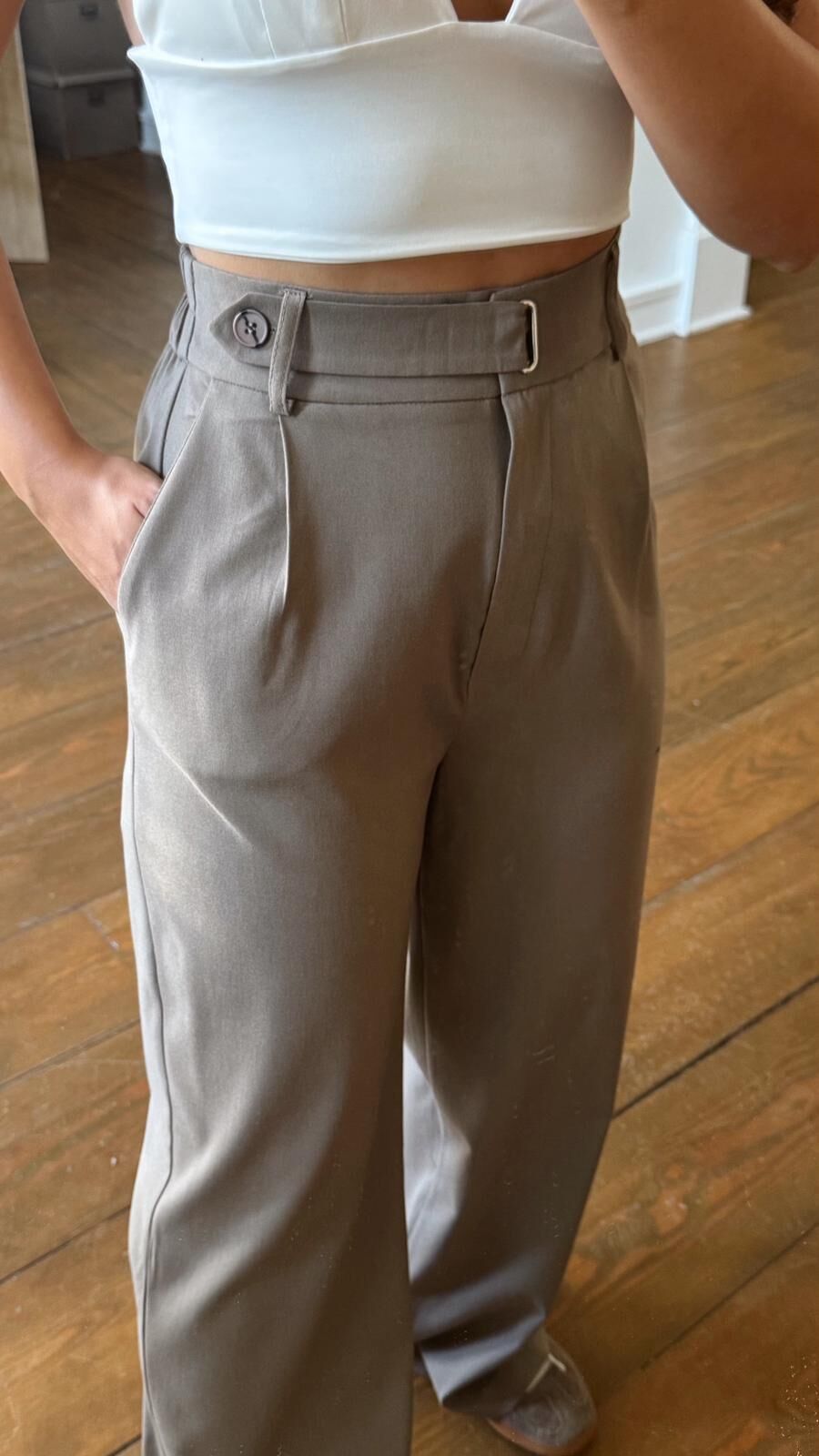 İtalyan Bel Pantolon Haki