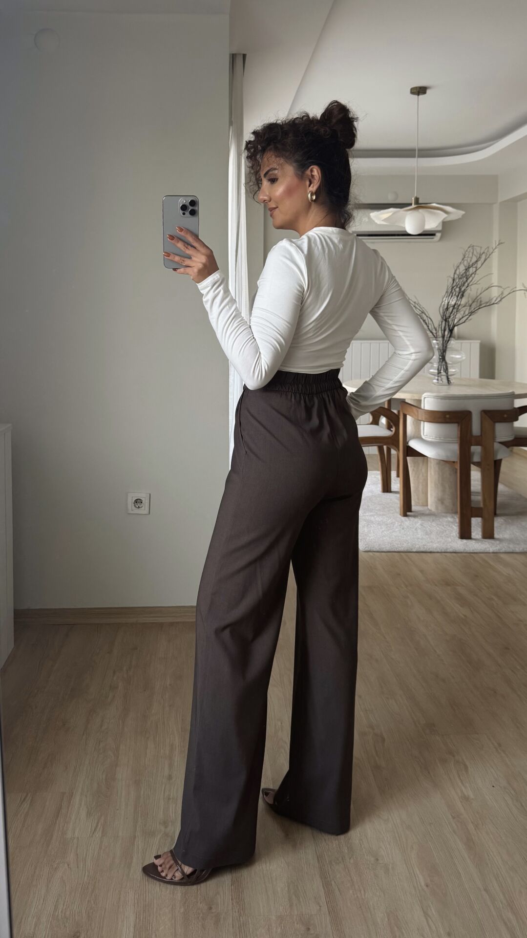 İtalyan Bel Pantolon Kahve