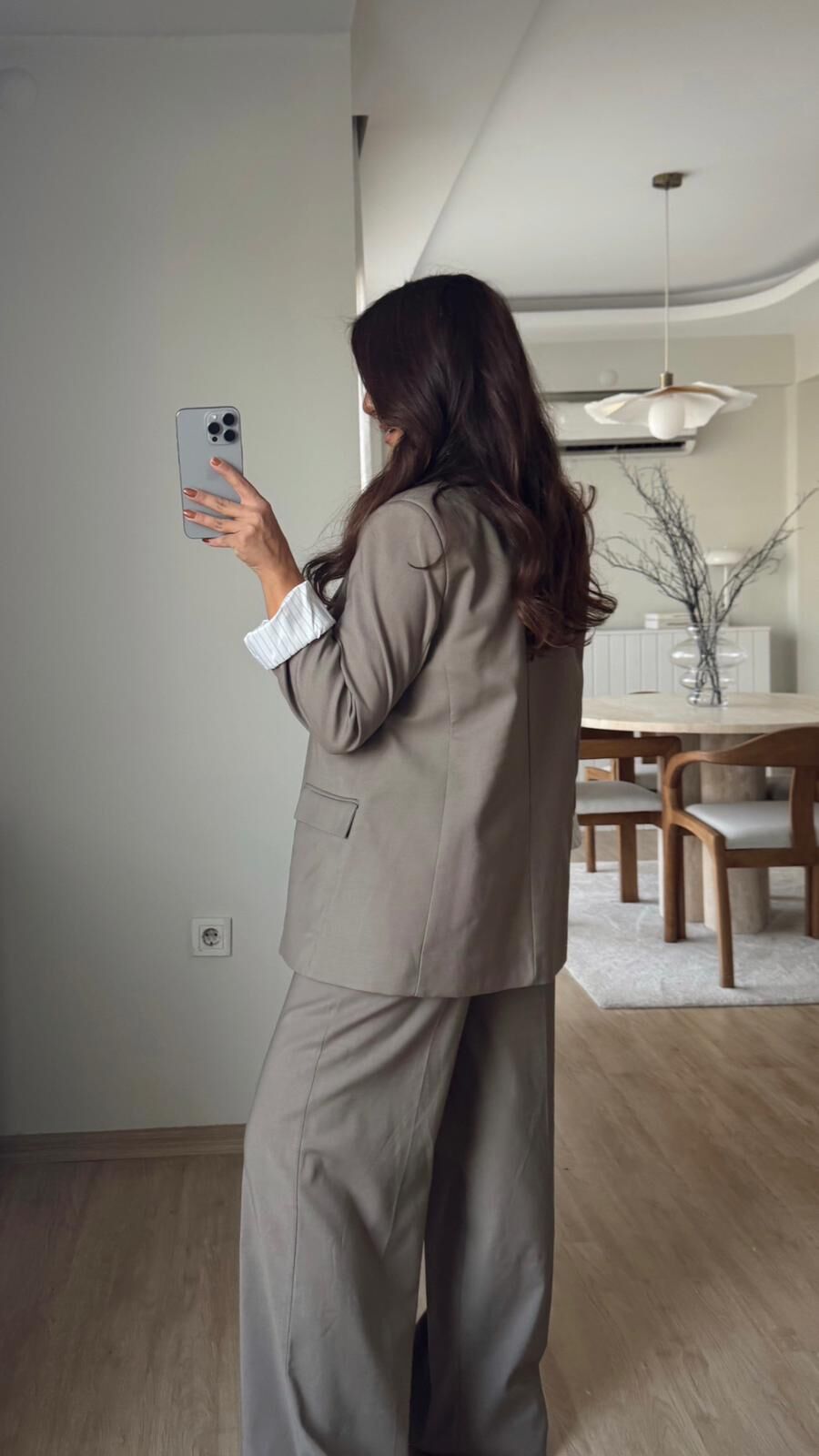 Garnili Kumaş Blazer Haki