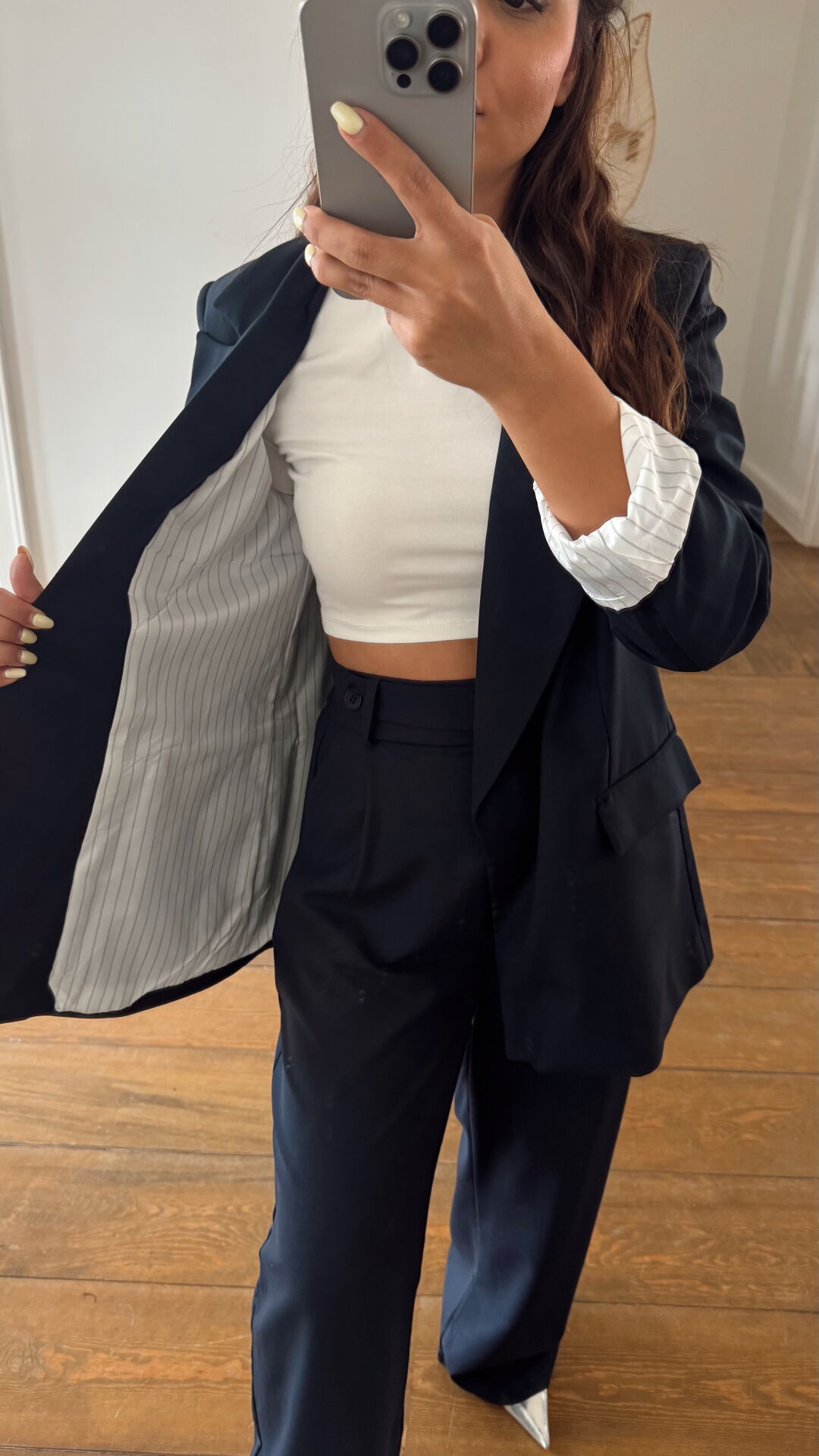 Garnili Kumaş Blazer Laci