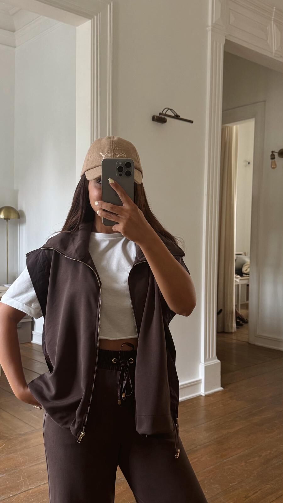 Yelekli Kahve Takım