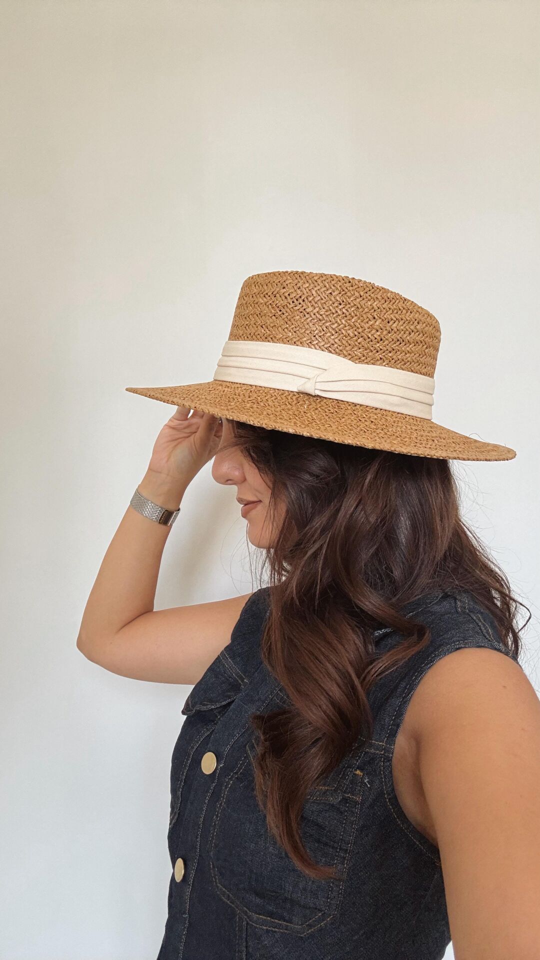 Şeritli Kovboy Şapka