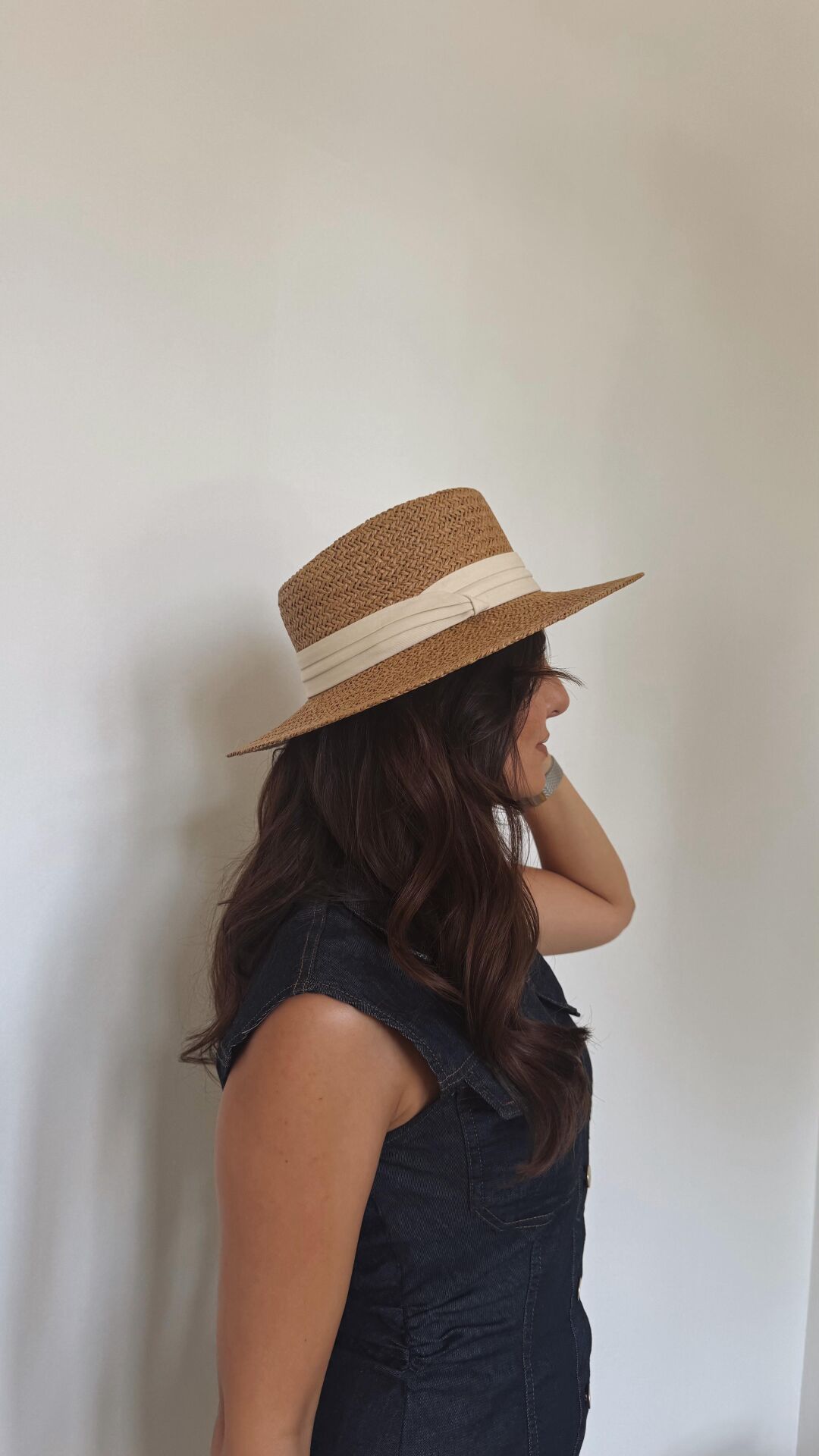 Şeritli Kovboy Şapka