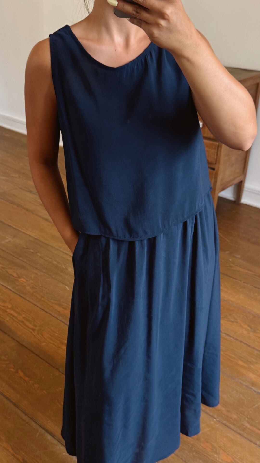 Etekli Takım Lacivert