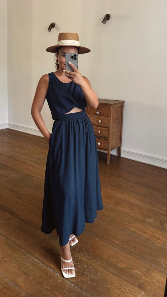 Etekli Takım Lacivert