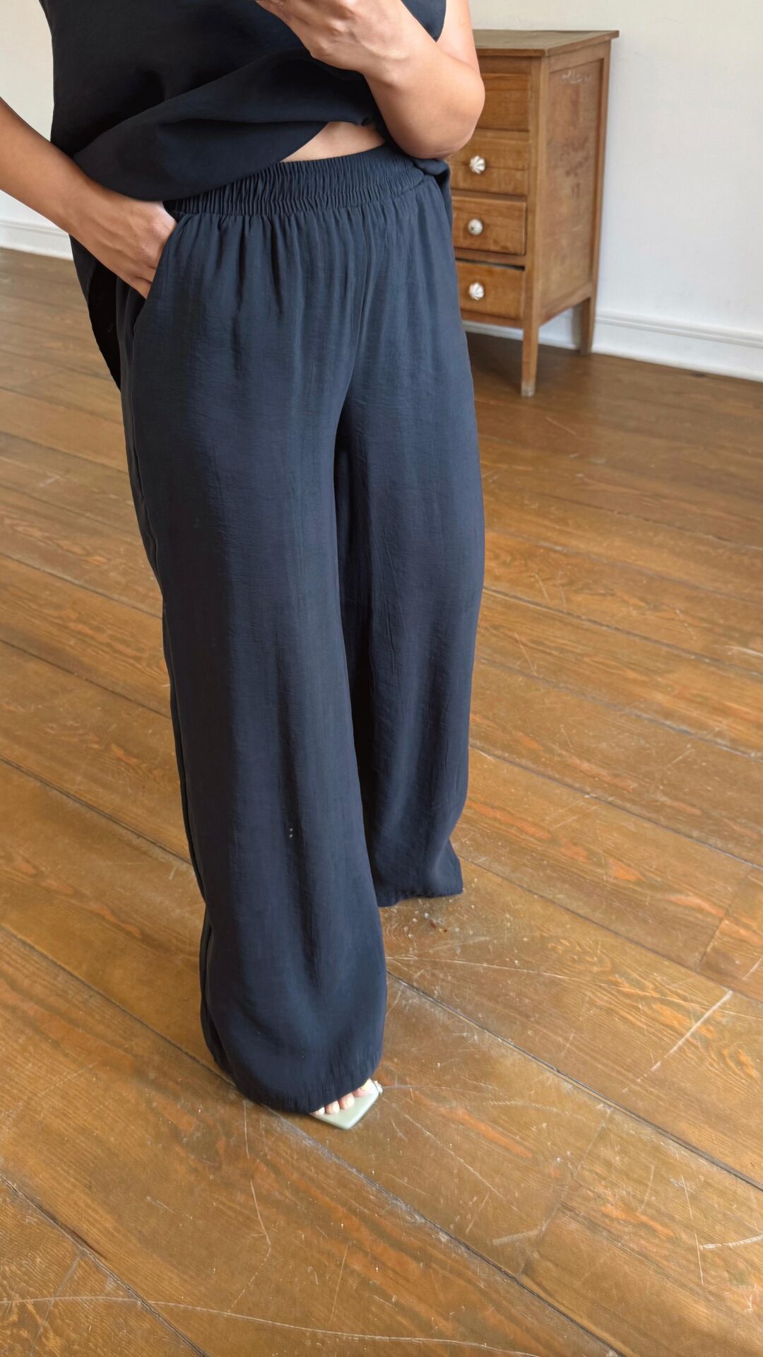 Pantolon Bluzlu Takım Siyah