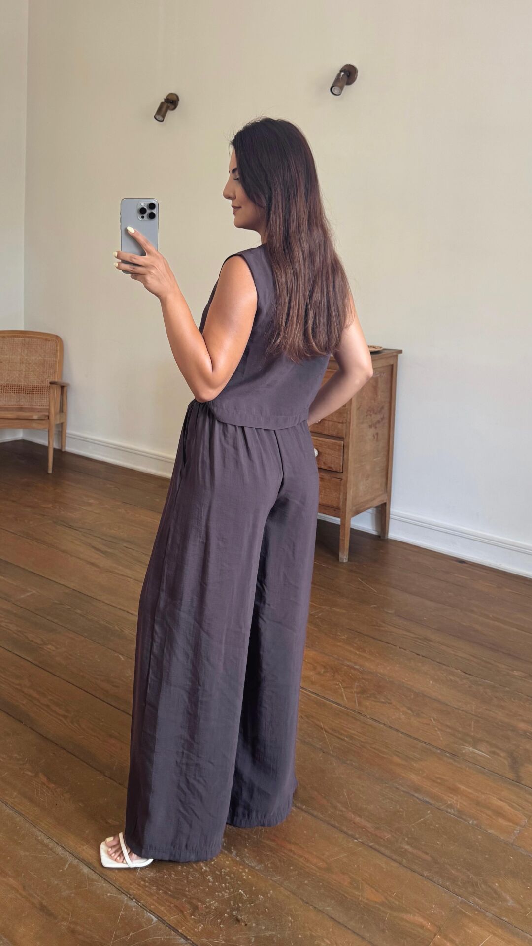 Yuvarlak Yaka Takım Mürdüm