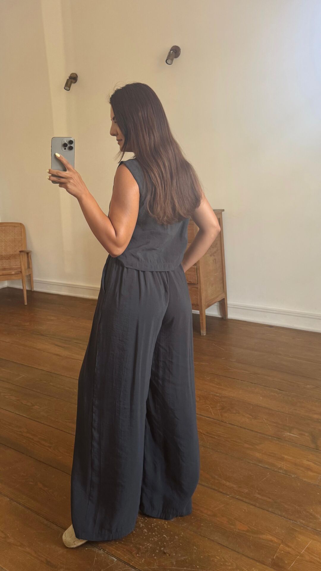 Yuvarlak Yaka Takım Antrasit