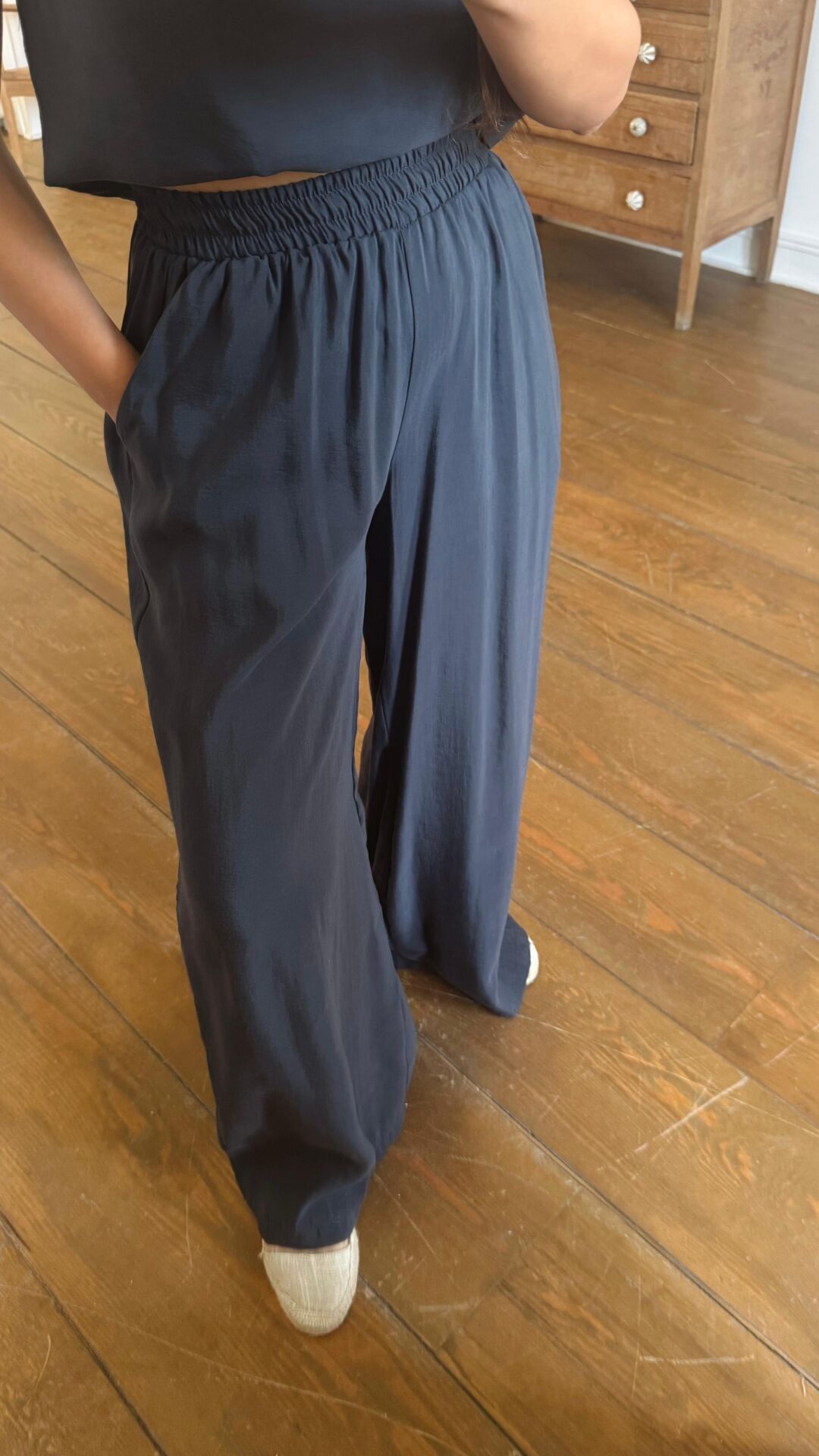 Yuvarlak Yaka Takım Antrasit