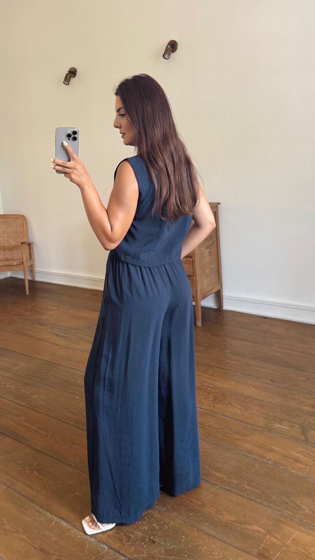 Yuvarlak Yaka Takım Lacivert