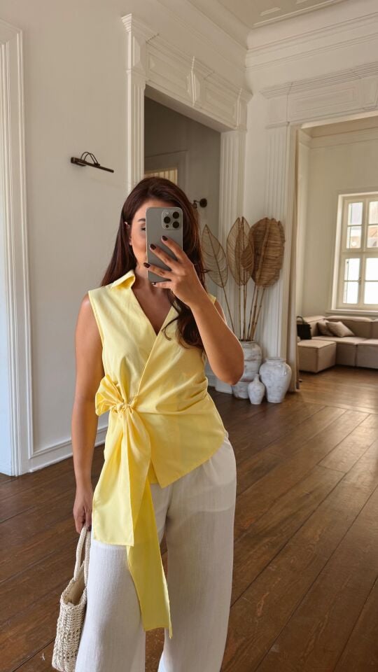 Anvelop Gömlek Sarı