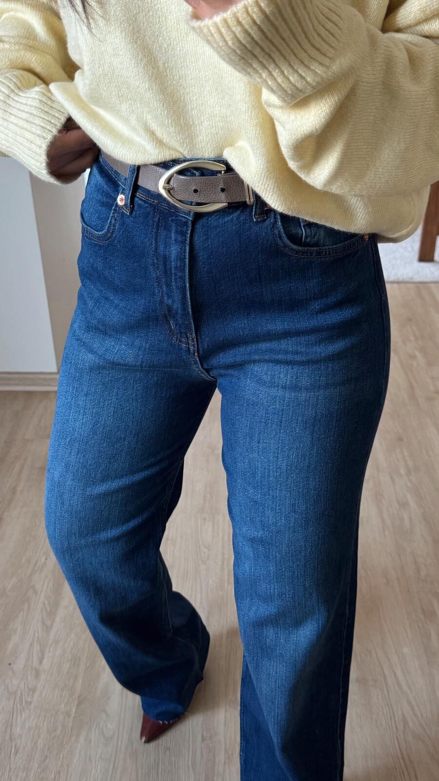 Maria Palazzo Lacivert Jean