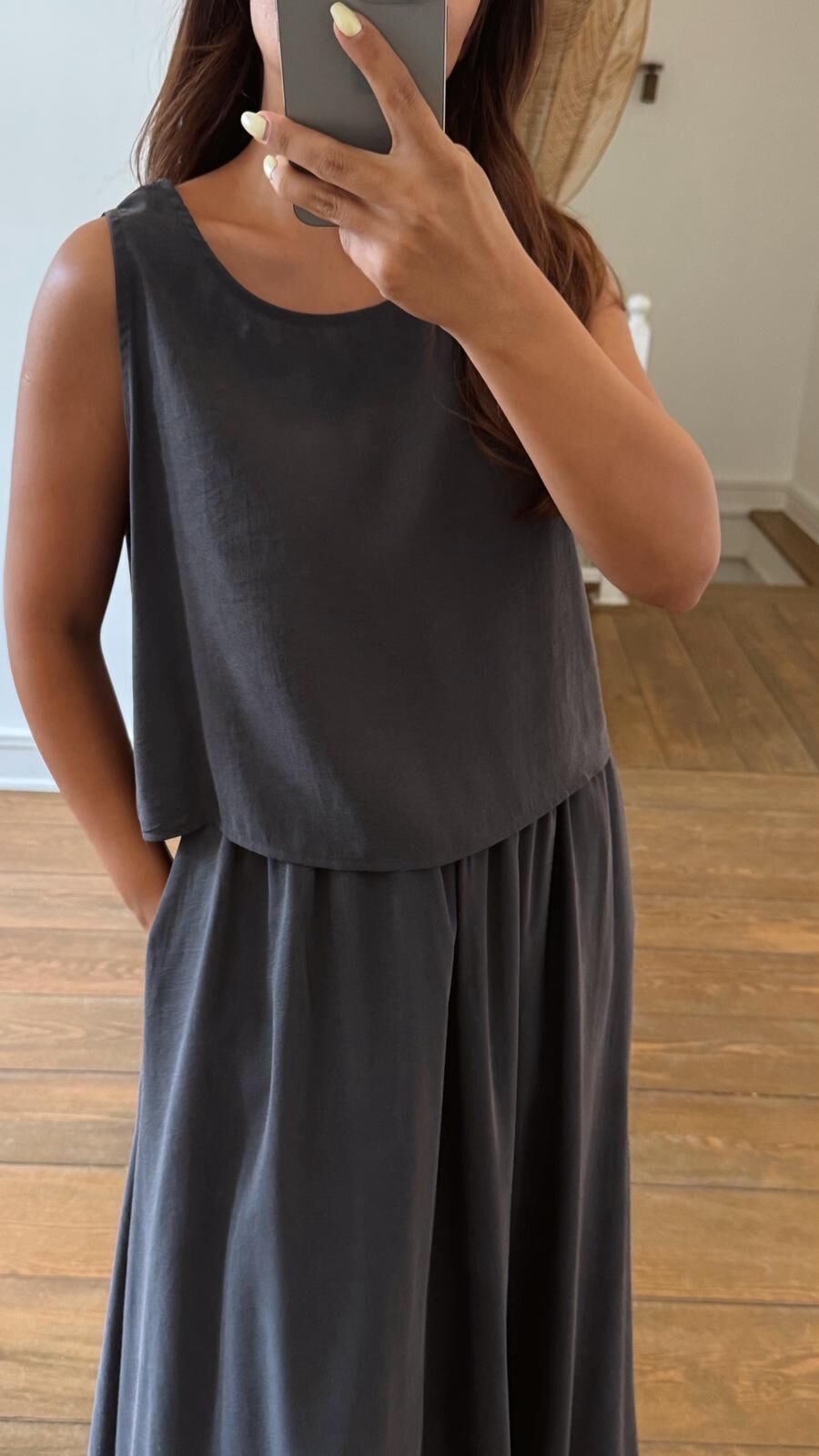 Etekli Takım Küllü Gri