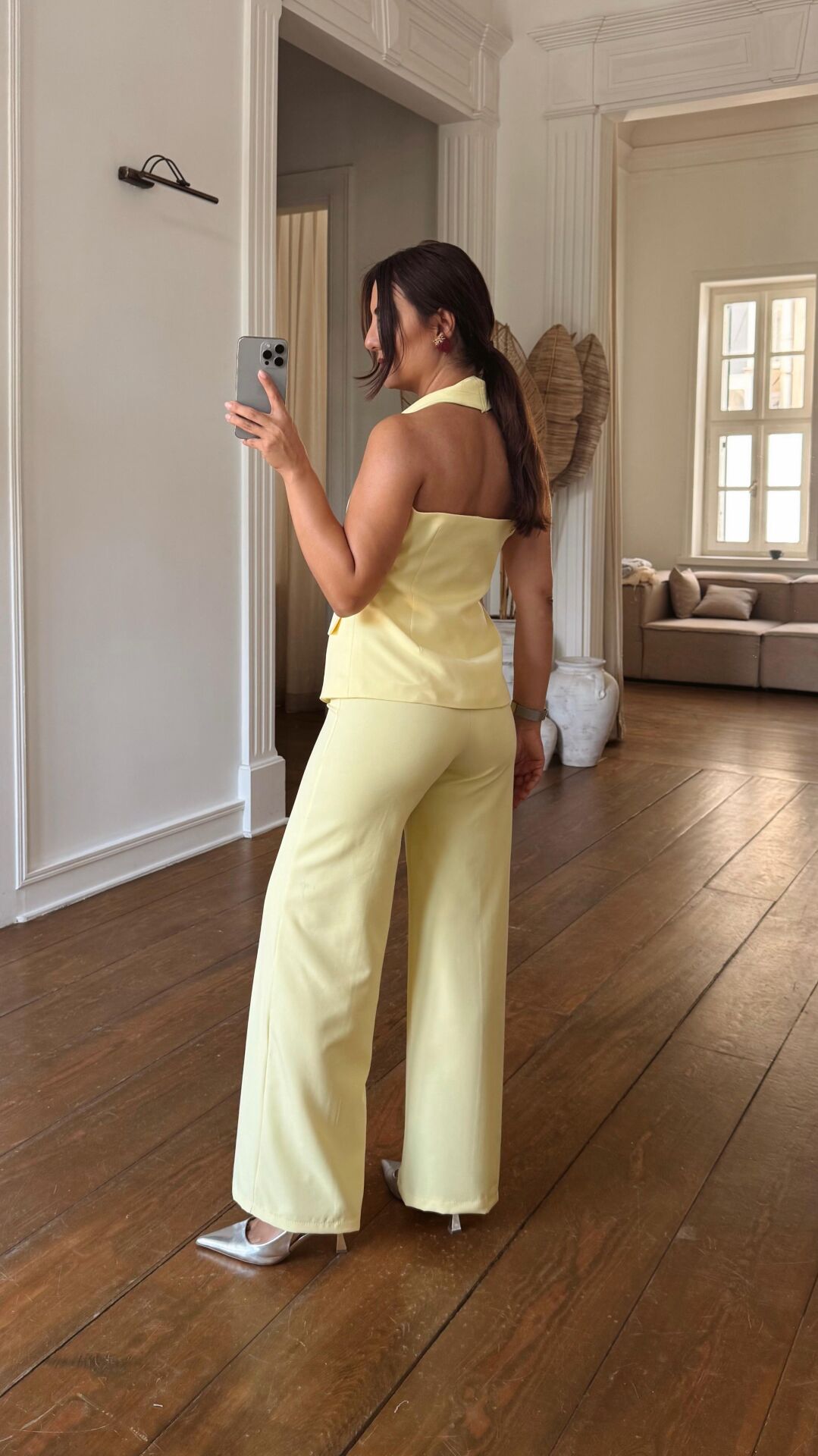 Boyundan Bağlama Takım Sarı