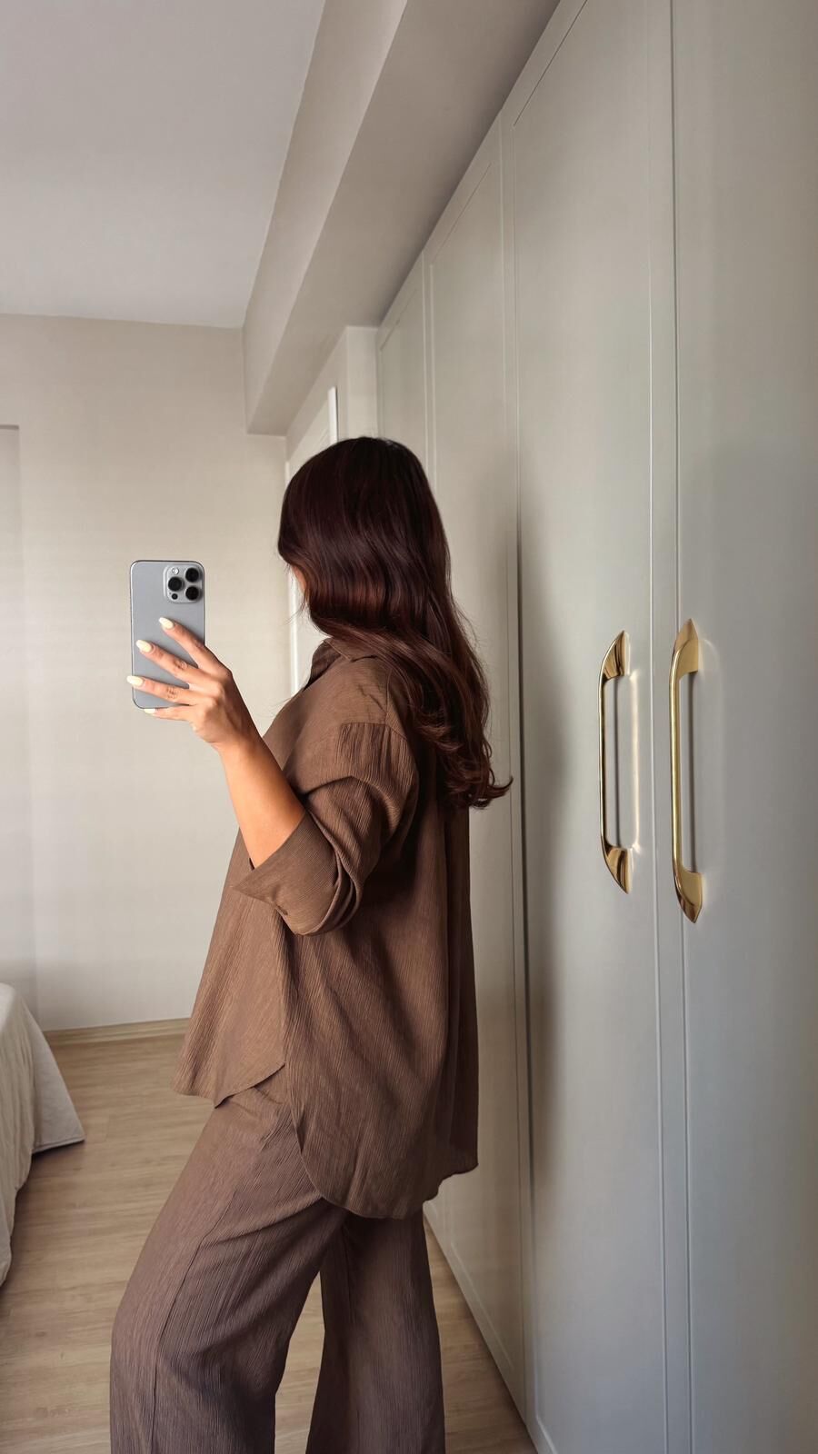 Yarım Kol Gömlek Camel