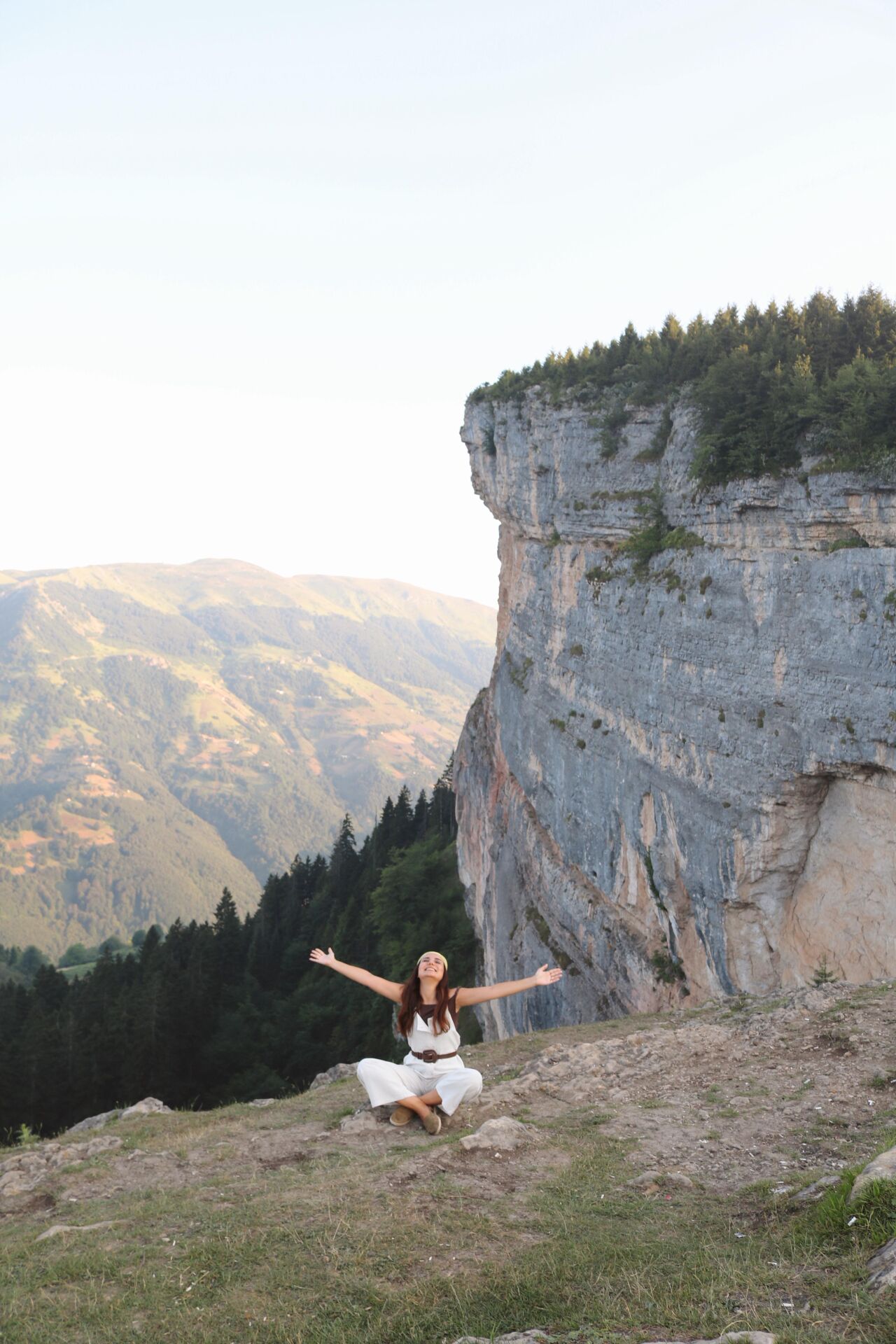 Düğmeli Keten Tulum