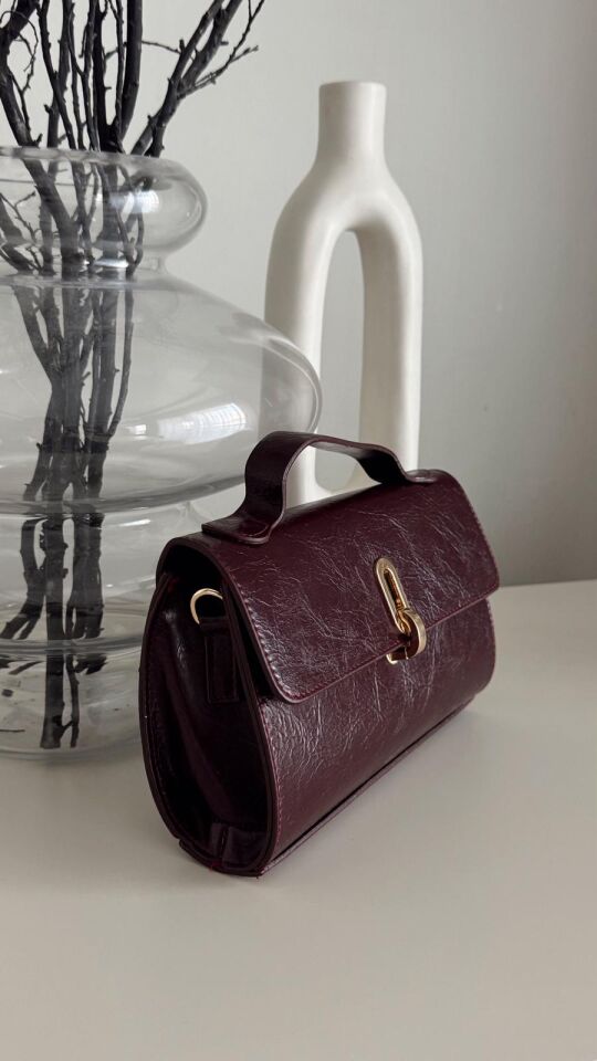 Lora Mürdüm Çanta