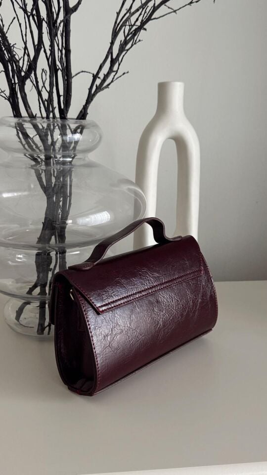 Lora Mürdüm Çanta