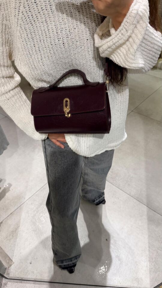 Lora Mürdüm Çanta