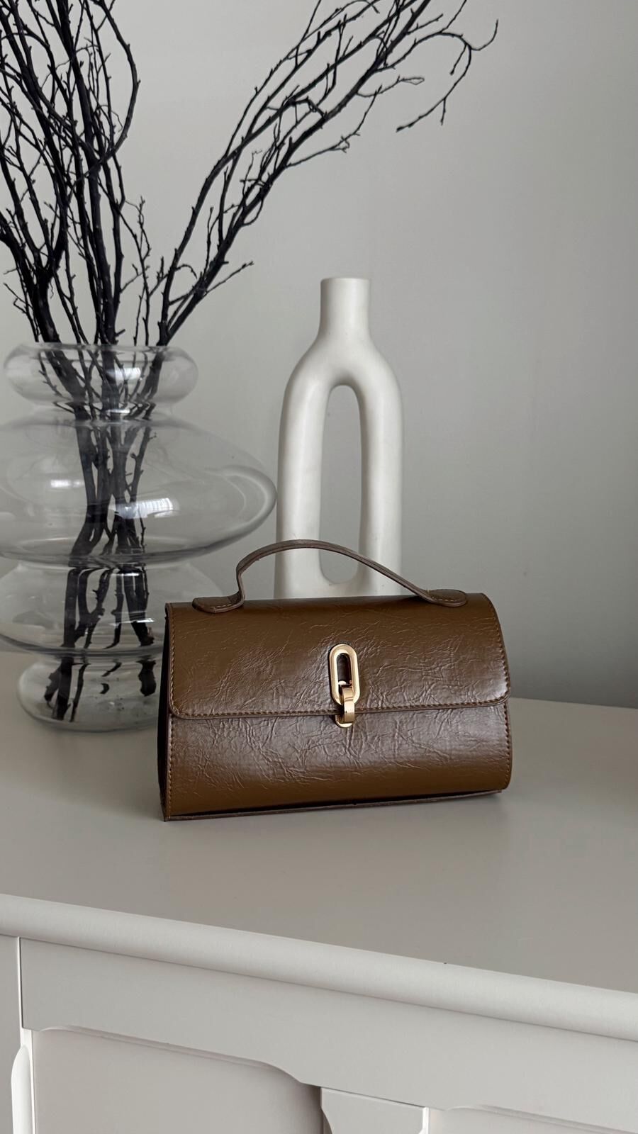 Lora Zeytin Yeşili Çanta