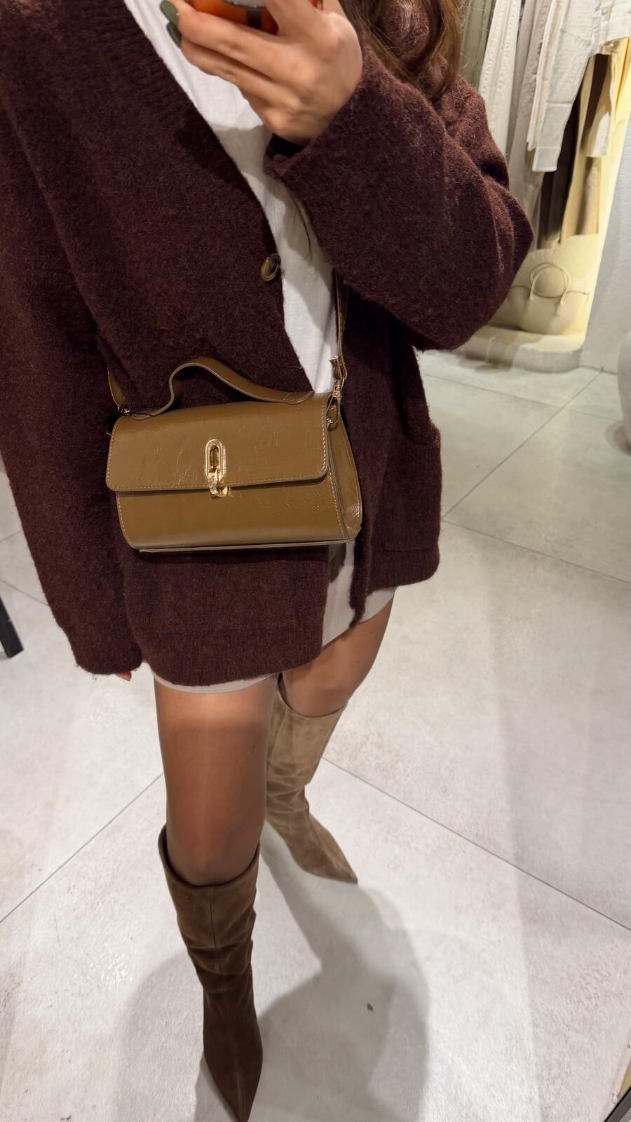 Lora Zeytin Yeşili Çanta