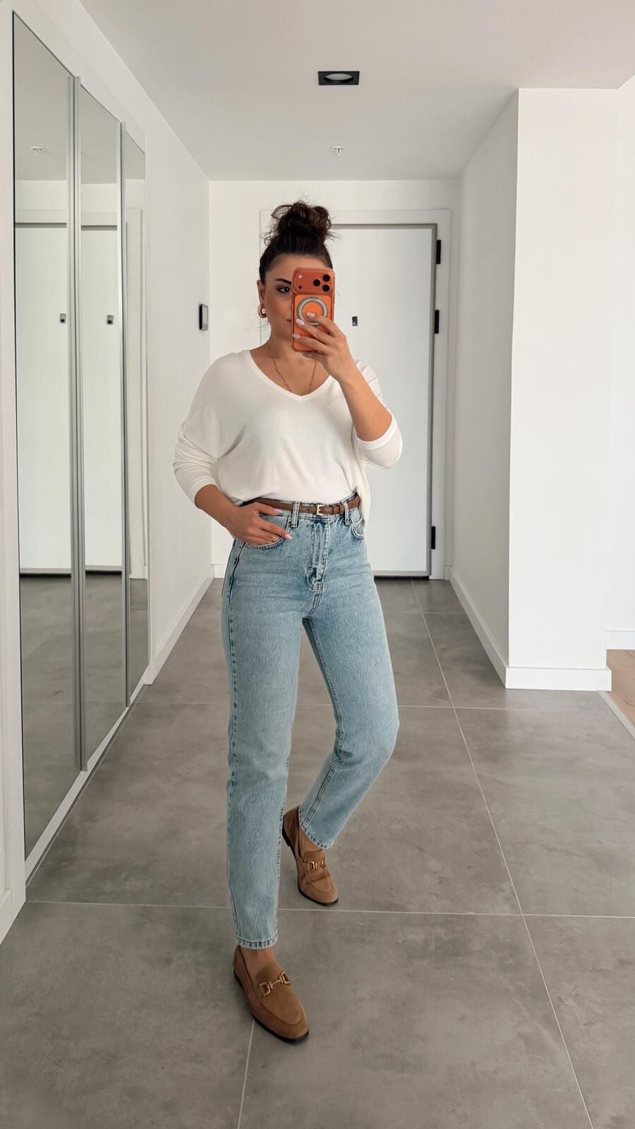 Buz Mavi Mom Jean
