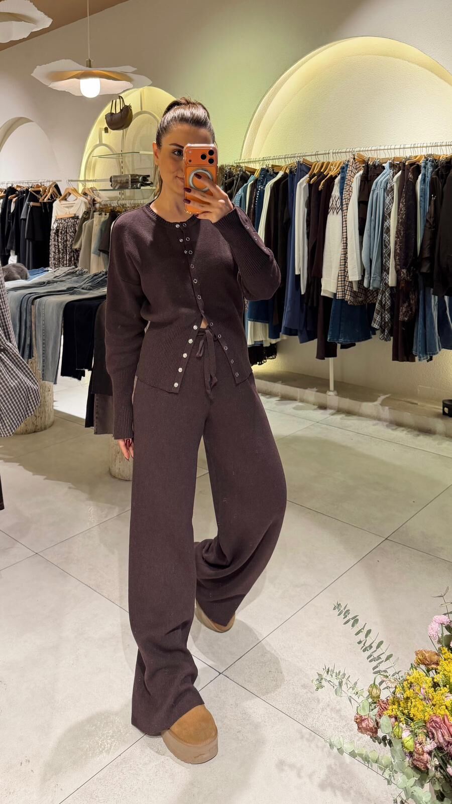 Çıtçıtlı Çelik Takım Mürdüm