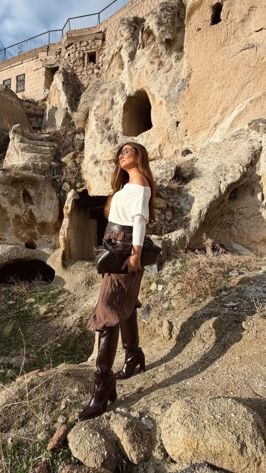 Bürümcük Lastikli Kahve Pantolon