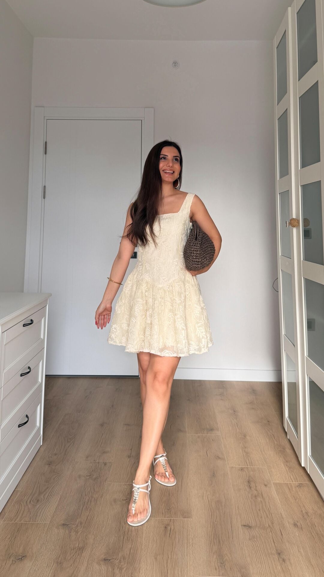 Mell Elbise Ekru