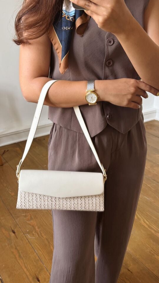 Maison Hasır Baget Krem