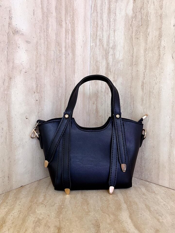Noir Gold Mini Bag Siyah