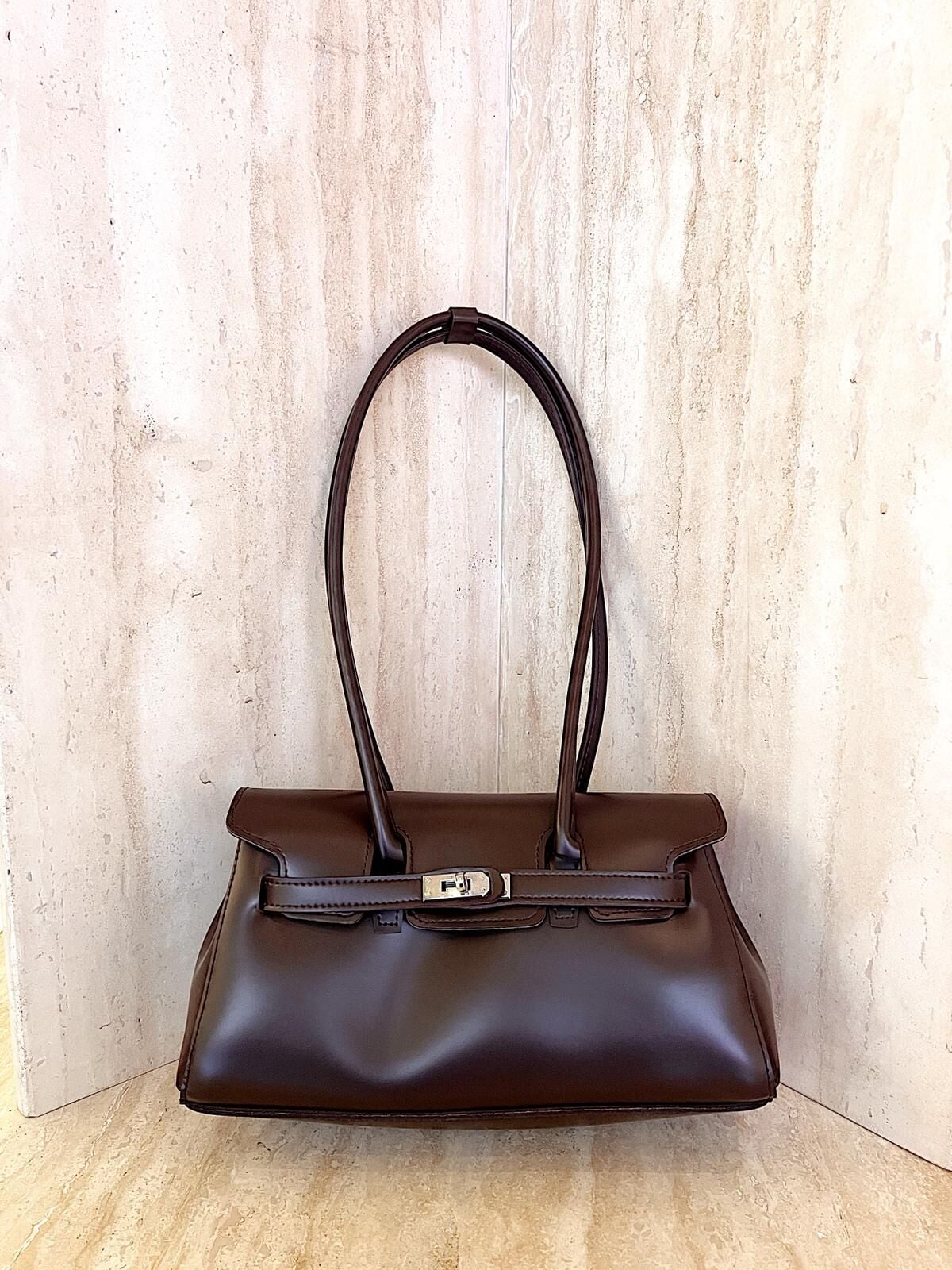 Kilit Tokalı Kahve Baget