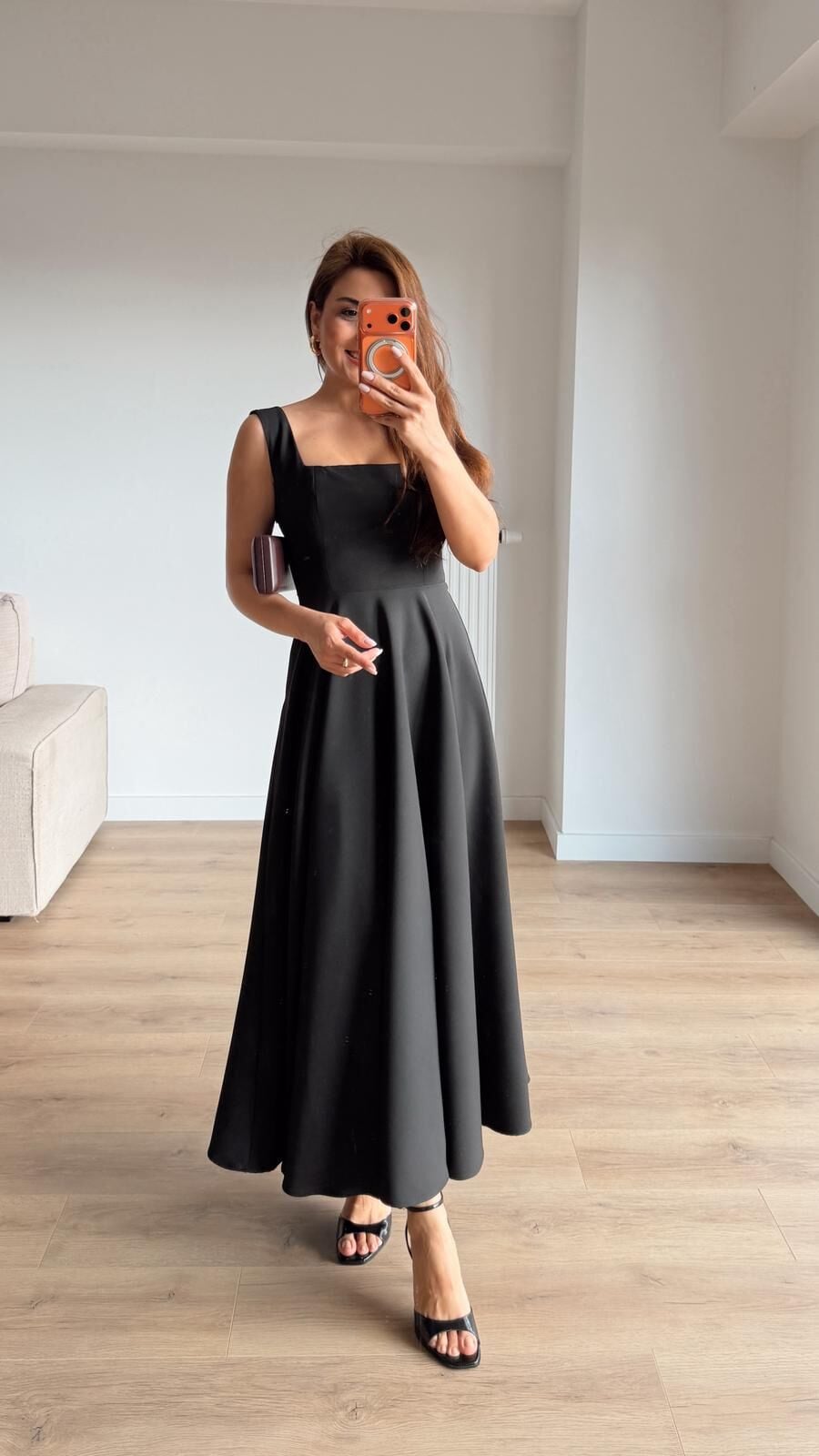 Valentina Siyah Elbise