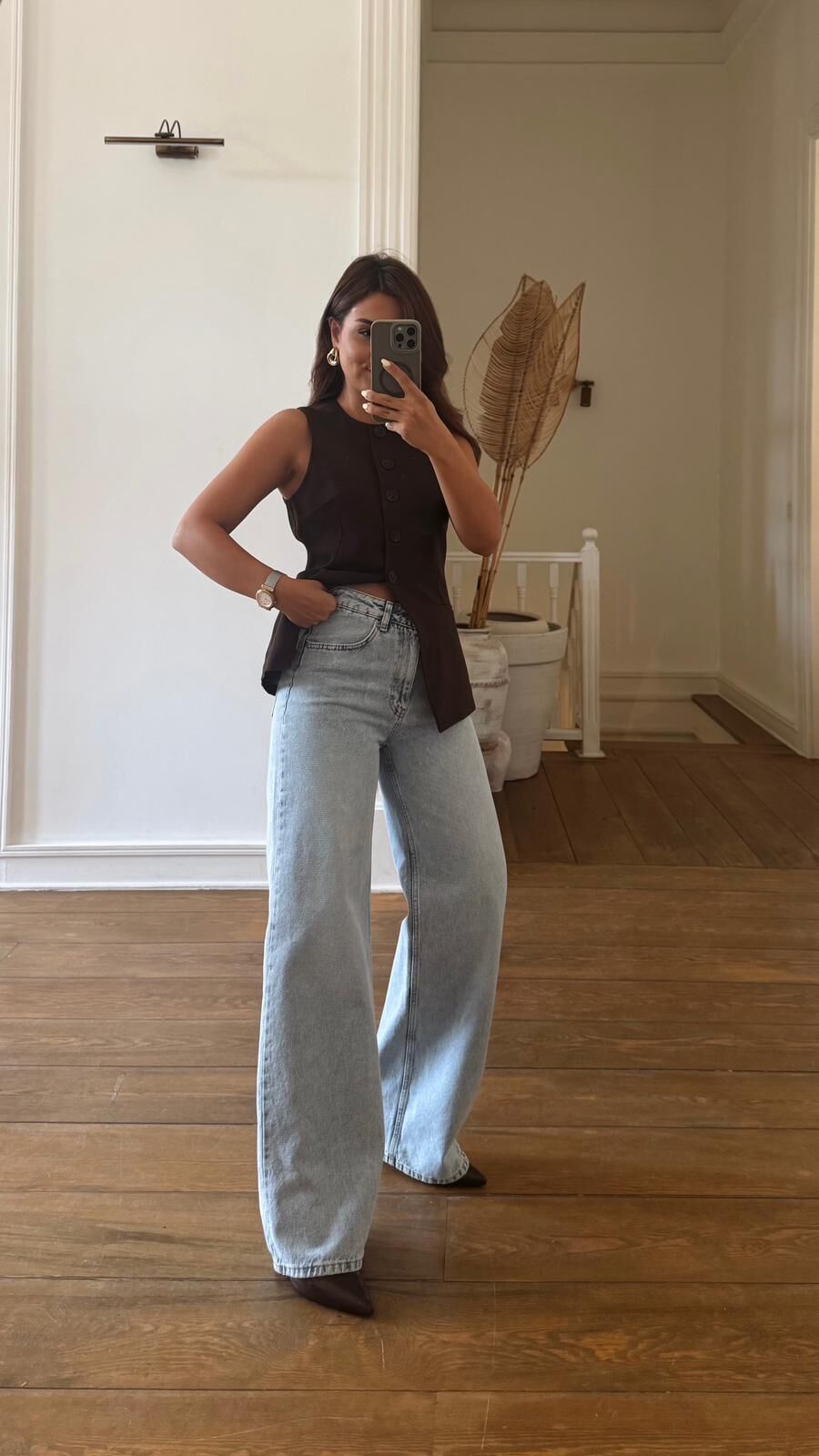 Buz Mavi Jean Palazzo