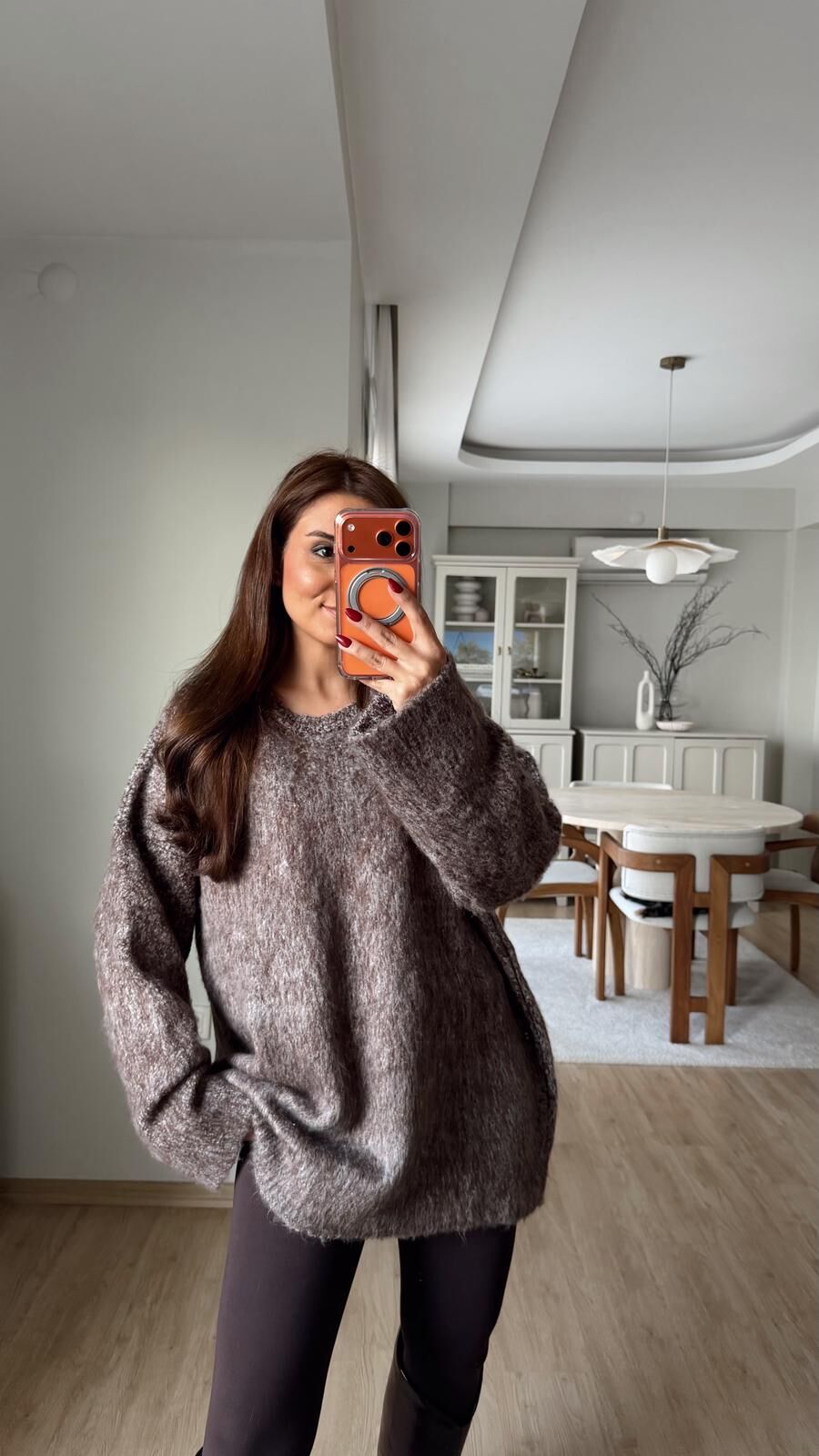 Kırçıllı Kahve Kazak