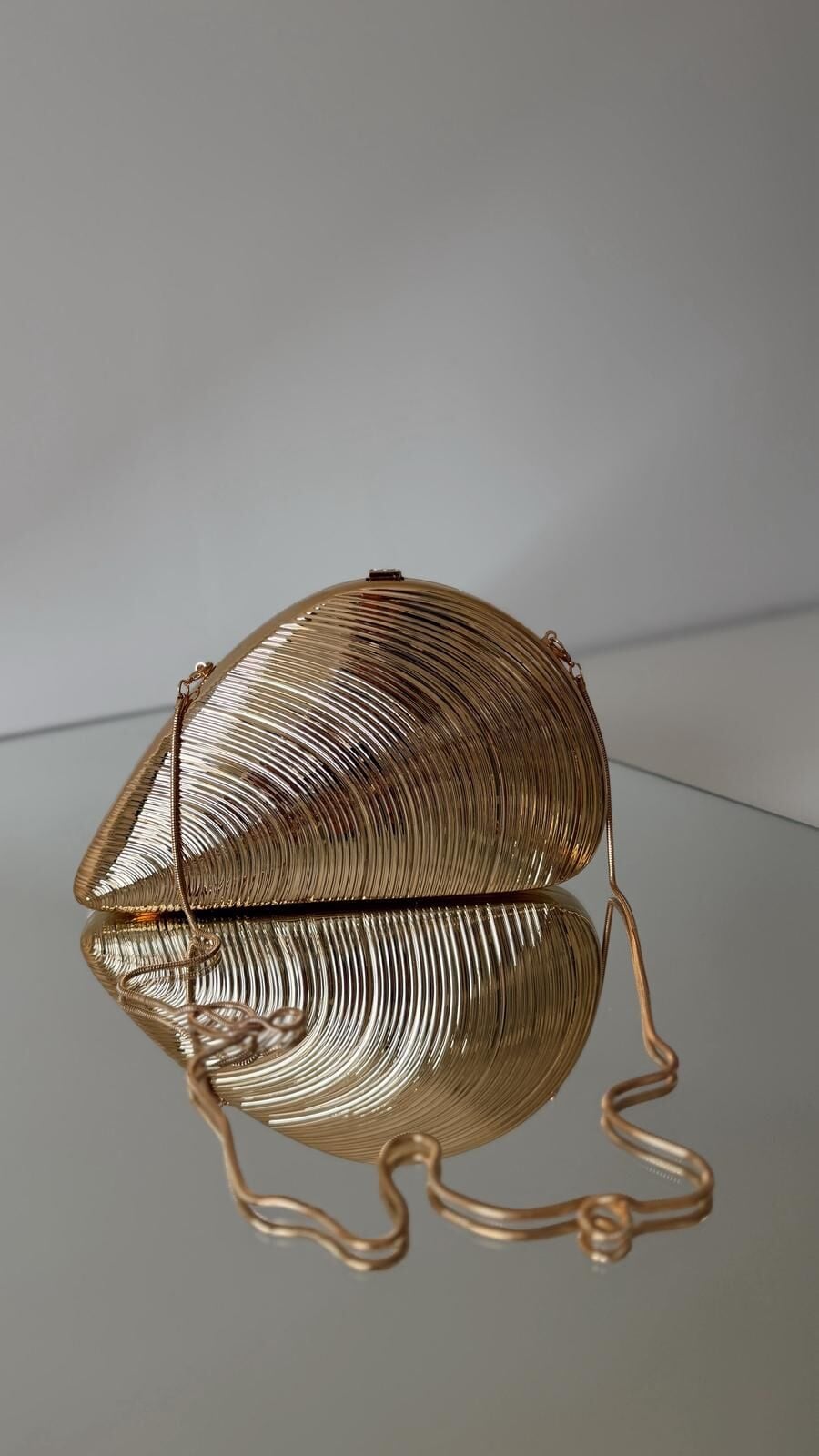 Oria Sculpt Çanta Gold