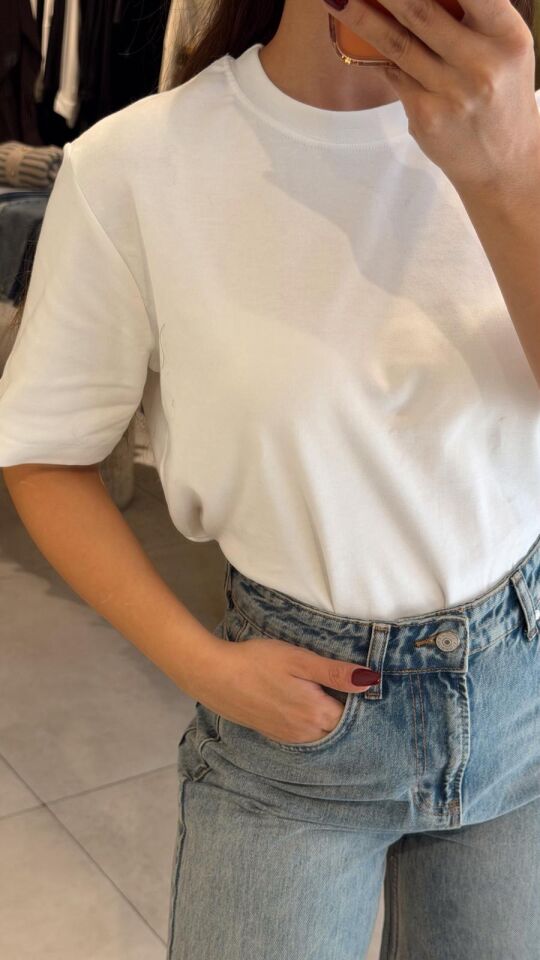 Msm Basic Ekru Tshirt