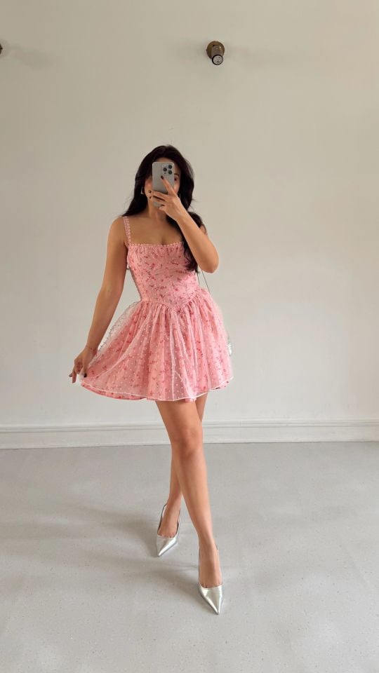 Pembe Prenses Elbise