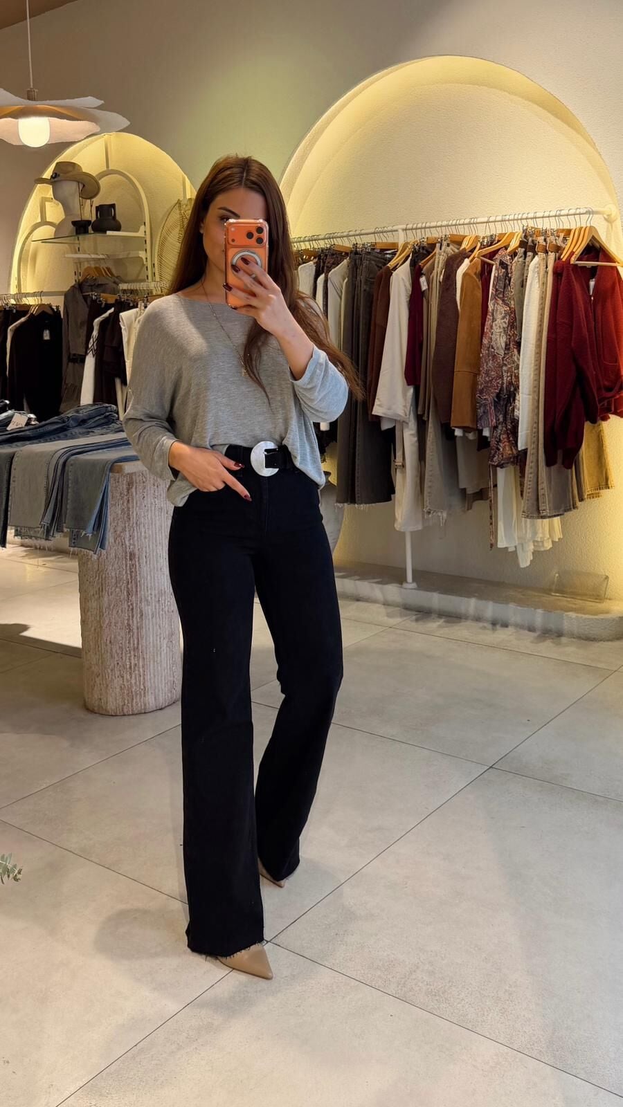 Krl İspanyol Jean Siyah