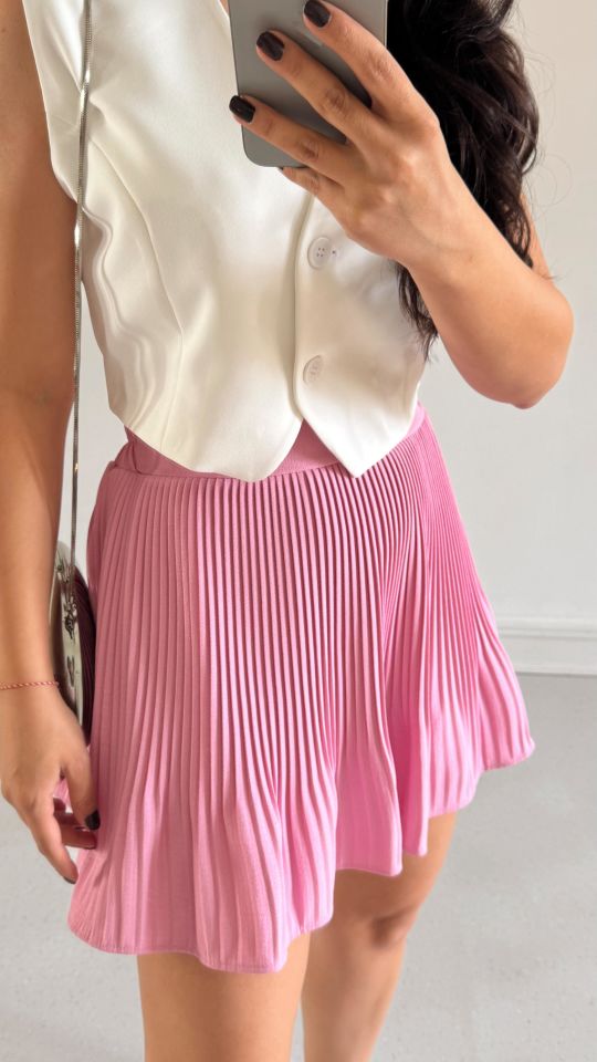 Piliseli Etek Pembe