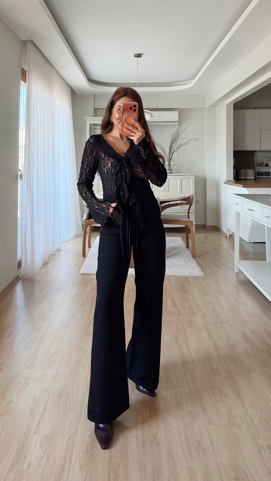 ZR Bol Paça Jean Siyah