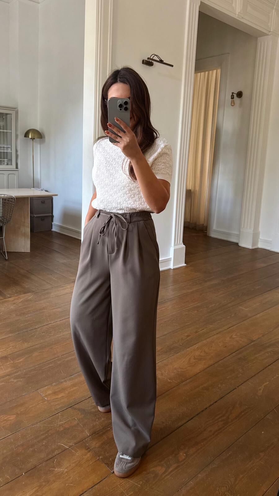 İp Kemer Haki Pantolon