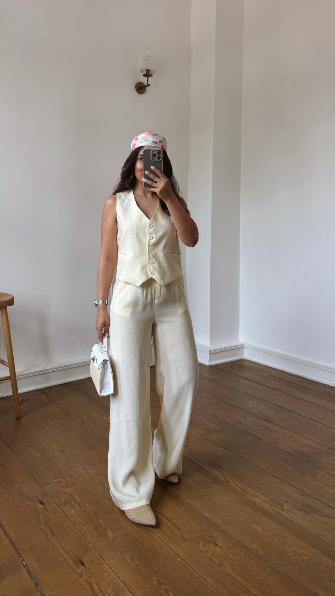 Tencel Yelek Takım Butter